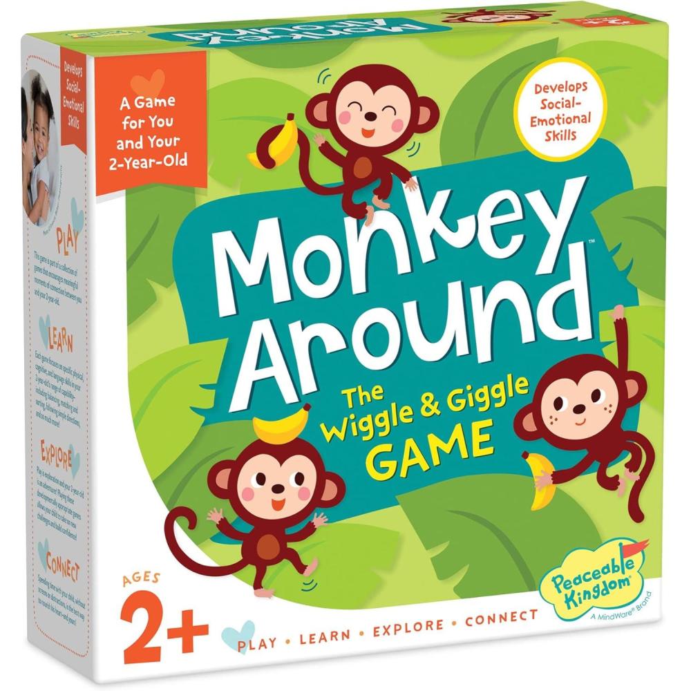 imagePeaceable Kingdom Monkey Around First Game for Toddlers Interactive play with Parent Ages 2