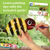 MindWare Make Your Own Bumble Bee Wind Spinner Wood Craft Kit – Build & Decorate for Ages 8 & Up