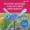 MindWare Make Your Own Dragonfly Wind Spinner Wood Craft Kit – Build & Decorate for Ages 8 & Up