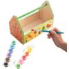 MindWare Make Your Own Tool Box – Craft Kit Includes Wood, Glue, Paint and Brushes – Craft Project for Kids 5 and Up