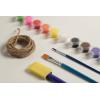 MindWare Make Your Own Wind Chime Craft Kit – Makes 1 Wind Chime, Includes 13 Paint Colors, 3 Brushes and Instructions