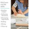 MindWare Playful Chef Deluxe Baking Kit – Set Includes 17 Utensils with Color-Coded Measuring Tools & 5 Healthy Recipes – Ages 4 & up