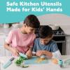 MindWare Playful Chef: Deluxe Charcuterie Kit Real Kids Cooking Set – 25 Kids Cooking Utensils Including Safe Knife Set, Charcuterie Board, Cutting Board – Ages 5+