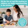 MindWare Playful Chef: Deluxe Charcuterie Kit Real Kids Cooking Set – 25 Kids Cooking Utensils Including Safe Knife Set, Charcuterie Board, Cutting Board – Ages 5+