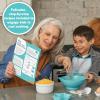 MindWare Playful Chef: Deluxe Cooking set for kids – 22 kid-sized utensils with color-coded measuring tools, 5 healthy recipes & apron – Real cooking lessons for boys & girls – Ages 4 & up