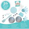MindWare Playful Chef: Kids Cake Decorating Kit – Includes Pans, Reusable Pastry Bags, Stencils, Recipes amd More