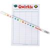 MindWare Qwirkle Bonus Pack, Board Game Expansion Accessories for 2-4 Players Ages 6+, Includes Tile Racks, Scoring Pad, and Pencil