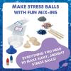 MindWare Science Academy Squishy Ball Science Kit – Kids & Teens Make 3 Squishy Ball Stress Toys with Our 20pc Set – Wild & Weird Experiments for Boys & Girls – Great Educational Gift