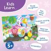 Peaceable Kingdom Easter Bunny Scratch and Sniff Jigsaw Puzzle, Scented Multi-Sensory Puzzle with Candy Aromas for Visual Recognition and Problem Solving, 76 Pieces for Kids Ages 5 and Up