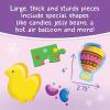 Peaceable Kingdom Easter Bunny Scratch and Sniff Jigsaw Puzzle, Scented Multi-Sensory Puzzle with Candy Aromas for Visual Recognition and Problem Solving, 76 Pieces for Kids Ages 5 and Up