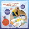 Peaceable Kingdom Shimmery Snowman Floor Puzzle – 40-Pc. Jumbo Puzzle is Over 3 Feet Tall – Fun at Home or in The Classroom for Kids Ages 3 & Up