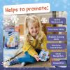 Peaceable Kingdom Shimmery Snowman Floor Puzzle – 40-Pc. Jumbo Puzzle is Over 3 Feet Tall – Fun at Home or in The Classroom for Kids Ages 3 & Up