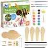 MindWare Make Your Own Bumble Bee Wind Spinner Wood Craft Kit – Build & Decorate for Ages 8 & Up