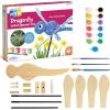 MindWare Make Your Own Dragonfly Wind Spinner Wood Craft Kit – Build & Decorate for Ages 8 & Up