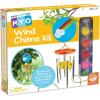 MindWare Make Your Own Wind Chime Craft Kit – Makes 1 Wind Chime, Includes 13 Paint Colors, 3 Brushes and Instructions
