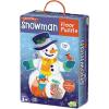 Peaceable Kingdom Shimmery Snowman Floor Puzzle – 40-Pc. Jumbo Puzzle is Over 3 Feet Tall – Fun at Home or in The Classroom for Kids Ages 3 & Up