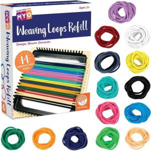 MindWare Make Your Own Weaving Loops Refill Kit – Ages 8 and up
