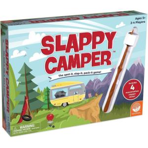 MindWare Slappy Camper Strategy Game – Think Fast and Fill Your Camper – for 2-4 Players – Ages 5 and Up