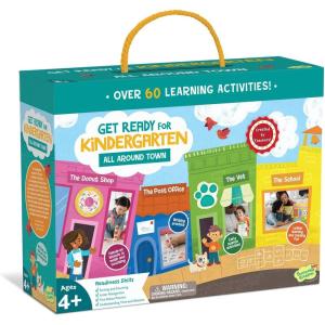Peaceable Kingdom Get Ready for Kindergarten Learning Around Town – Kindergarten Readiness Activity Set for Kids Ages 4 & Up