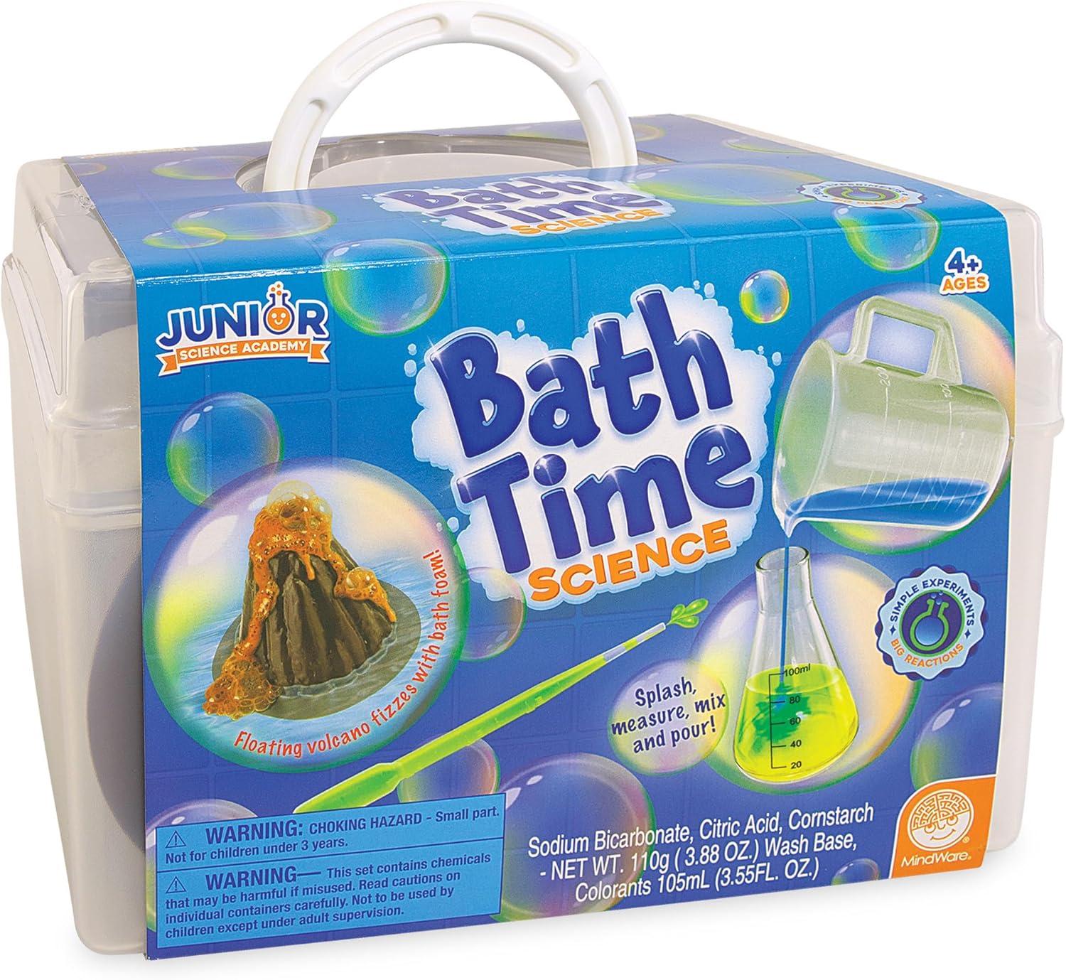 imageMindWare Junior Science Academy Bath Time 5 Amazing Beginning Science Experiments for Kids Ages 4 ampamp Up Boys ampamp Girls Have Fun Learning About Science at Home