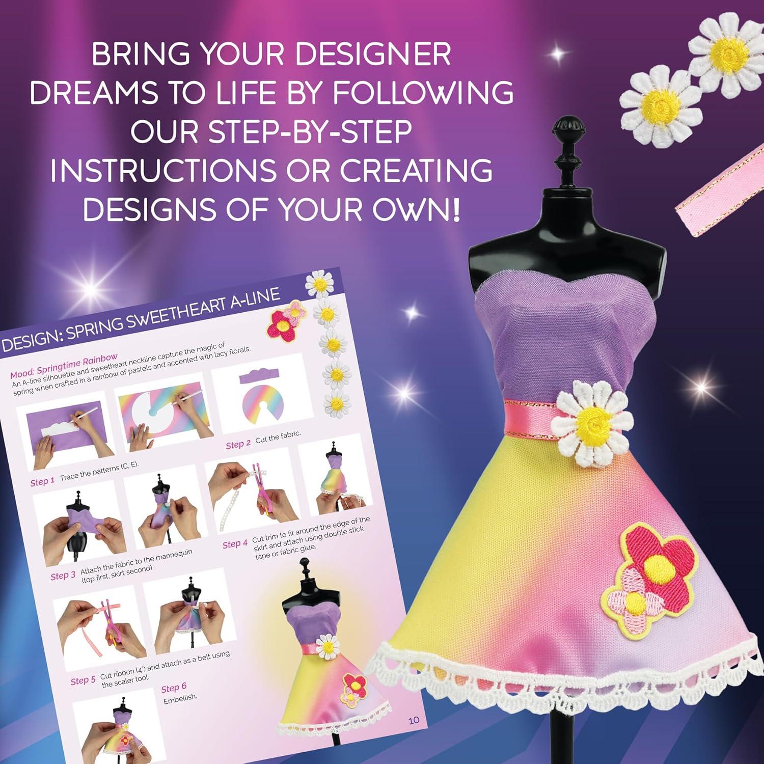 imageMindWare Run The Runway Fashion Design Kit for 8 Year Olds and Up