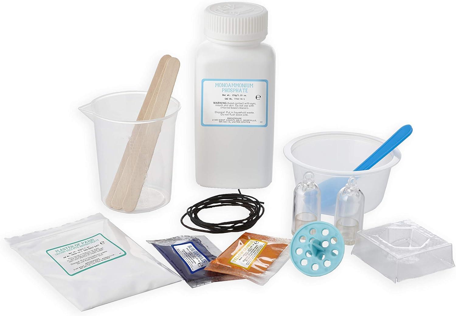 imageMindWare Science Academy Curious Kits Crystal and Gross Body Labs Chemistry Kits for Kids