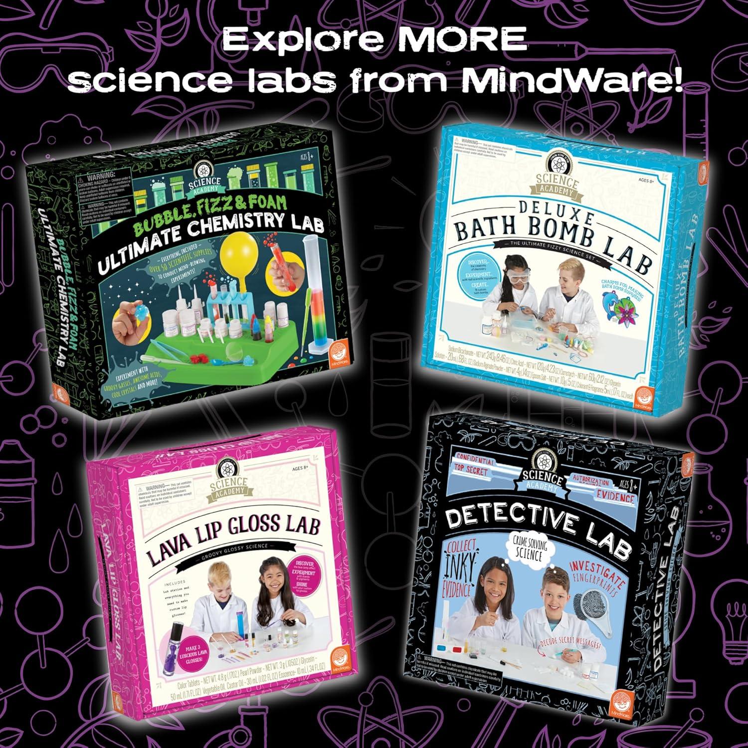 imageMindWare Science Academy Zoom Ooze ampamp Explore Ultimate Lab 15 Amazing Experiments for Teens ampamp Kids Ages 8 ampamp Up Over 40 Experiments with All Ingredients Included