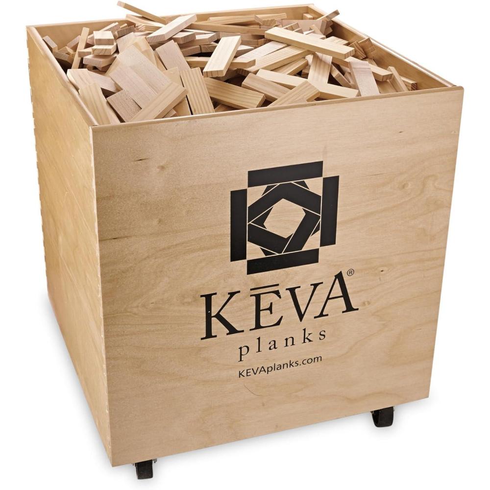 imageKEVA 63015 Maple 1000 Plank Set with Bin