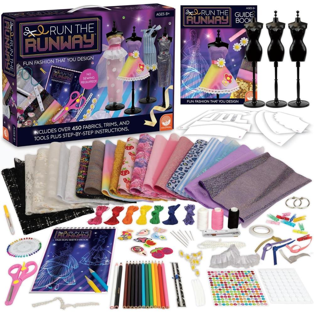 imageMindWare Run The Runway Fashion Design Kit for 8 Year Olds and Up