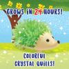 MindWare Crystal Growing Kits: Hedgehogs Bright Colors Set of 2 – Cute DIY Crystal Growing Kits for Kids & Teens – Funky mini Science Experiment in an 9pc kit – Crystals Grow in 24 Hours