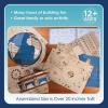 MindWare Gearjits: Globe – Wooden 3D Building Puzzle for Teens & Adults – DIY Construction Model – Fun for Parents Too! – Great STEAM Gifts for Ages 12+