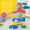 MindWare Junior Marble Run – My First Marble Run Set – Toddler Building Game – Marble Maze Toddler Building Toy Set with Oversized Marble Track Pieces and 5 Giant Marbles for Kids 12 Months and Up