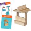 MindWare KEVA Brain Builders Set of 2: Original KEVA Brain Builders and KEVA Brain Builders Junior – Great Addition to STEM Building Toys and Classroom Games – 40 Planks & 70 Puzzles Total