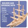 MindWare KEVA Maple 200 Plank Wooden Building Blocks Set – Free-Form 3D Structure Building Set for Kids