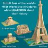 MindWare KEVA Models Monuments – 154 Wooden Building Planks & Step-by-Step Instructions to Build Iconic World Landmarks