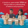 MindWare KEVA Structures 600 Planks – Free-Form 3D Building kit for Kids – Create Your own Architecture Designs with Simple Wood Blocks