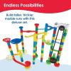MindWare Marble Run 110 Piece Building Set with 82 Track Pieces, 15 Marbles and Motorized Elevator(Motorized Elevator)