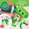 MindWare Marble Run Mini Golf – Building Toys for Kids Ages 4-8 – Unique Twist on Classic Marble Run for Kids Ages 4-8 – Marble Maze Includes 75 Track Pieces, 20 Marbles and Exciting New Components