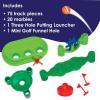 MindWare Marble Run Mini Golf – Building Toys for Kids Ages 4-8 – Unique Twist on Classic Marble Run for Kids Ages 4-8 – Marble Maze Includes 75 Track Pieces, 20 Marbles and Exciting New Components