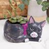 MindWare Paint Your Own Cat Dish – Porcelain Painting Figures for Kids, Teens & Adults Ages 8 & Up – Includes 12 Paints and 2 Brushes