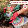 MindWare Paint Your Own Garden Stone Decor: Gnome – Includes Weather-Resistant Paint, Art Supplies, Rock and Paintbrush
