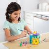 MindWare Paint Your Own (PYO) Cat Treat Jar Craft Kit for Kids – Includes Porcelain Treat Jar, Paint, Brushes and Instructions