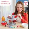 MindWare Paint Your Own Porcelain Bowls for Kids – DIY Craft Kit Makes 3 Bowls, Includes Paint and Brush