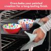 MindWare Paint Your Own Porcelain Bowls for Kids – DIY Craft Kit Makes 3 Bowls, Includes Paint and Brush
