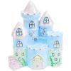 MindWare Paint Your Own Porcelain: Castle Light with 2 Tea Lights, 14 Paints, 2 Brushes & Painting Guide – Creative Paintable Pottery Crafts & Gift Kits for Kids