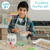 MindWare Paint Your Own Porcelain: Dog Treat Jar Craft Kit – Includes Porcelain Dog Treat jar, 12 Bright Colors of Porcelain Paint, 2 paintbrushes and Painting Guide