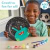 MindWare Paint Your Own Porcelain Plates – Kit Includes 2 Porcelain Plates, 12 Paints, 2 Paint Brushes, and 2 Stands