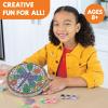 MindWare Paint Your Own Stepping Stone: Dragonfly – Paint Your Own Stepping Stones for Kids Craft Kit Includes Paint, Brushes and Instructions