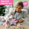 MindWare Paint Your Own Stepping Stone Unicorn – Kit Includes Weather Proof Stone, Paint and Brushes