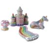 MindWare Paint Your Own Stone Unicorn Garden – Weather-Resistant Garden Rocks Paint Kit for Kids – Includes Paint, Brushes and Instructions – Ages 8 and Up